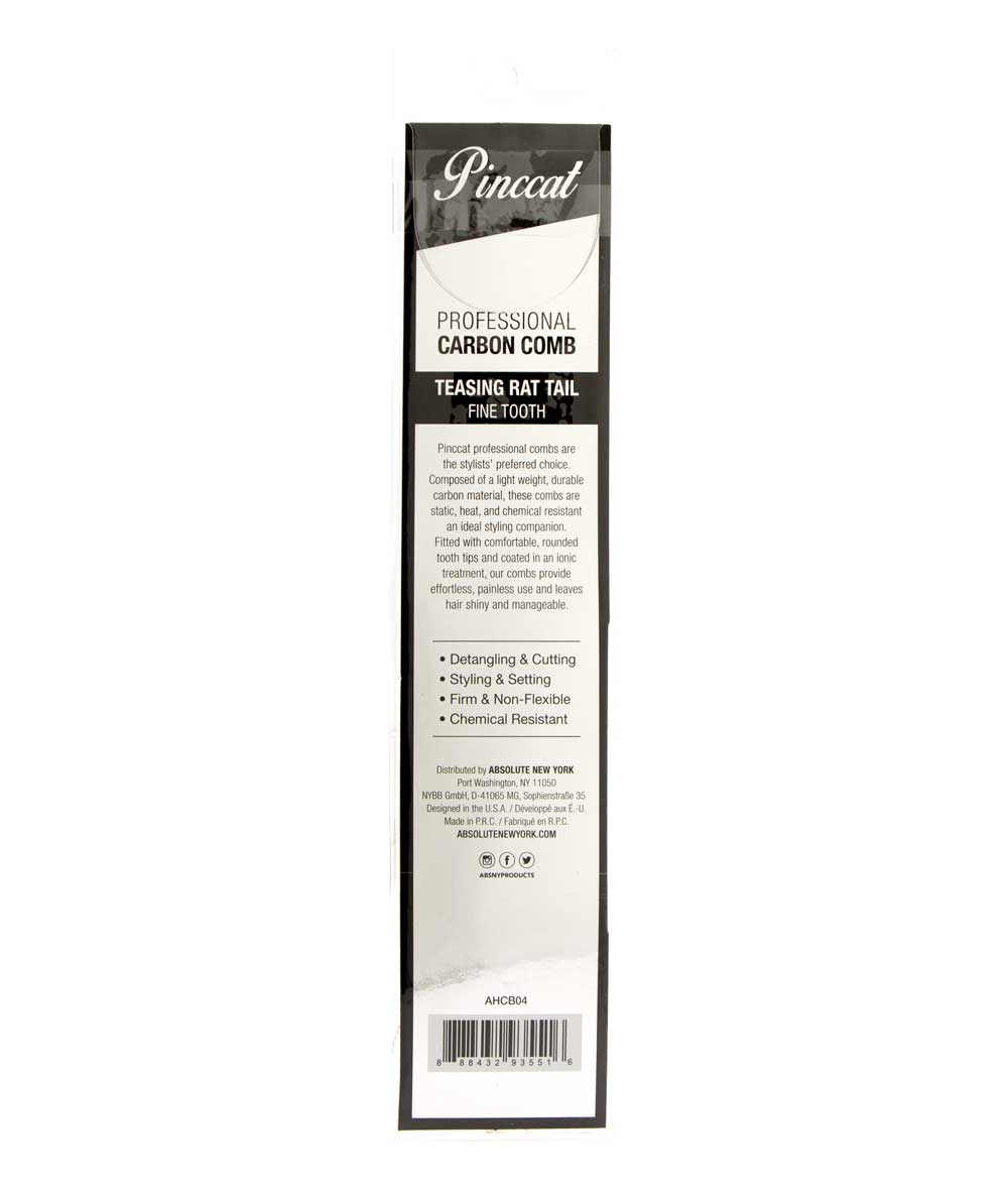Absolute New York Pinccat Professional Carbon Comb #Ahcb - Image 33