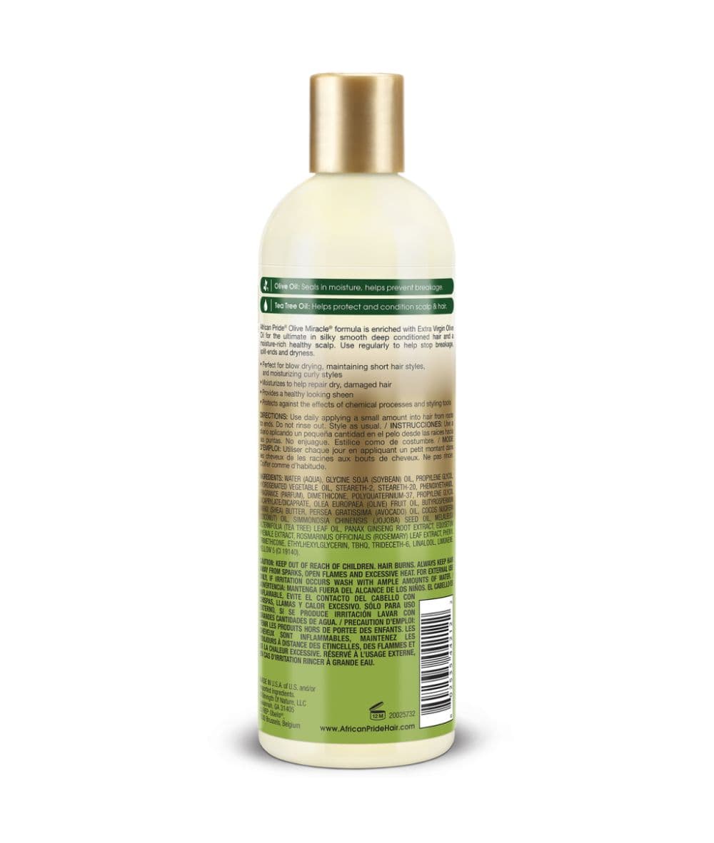 African Pride Olive Miracle Oil Moisturizing Lotion 12oz - Image 2