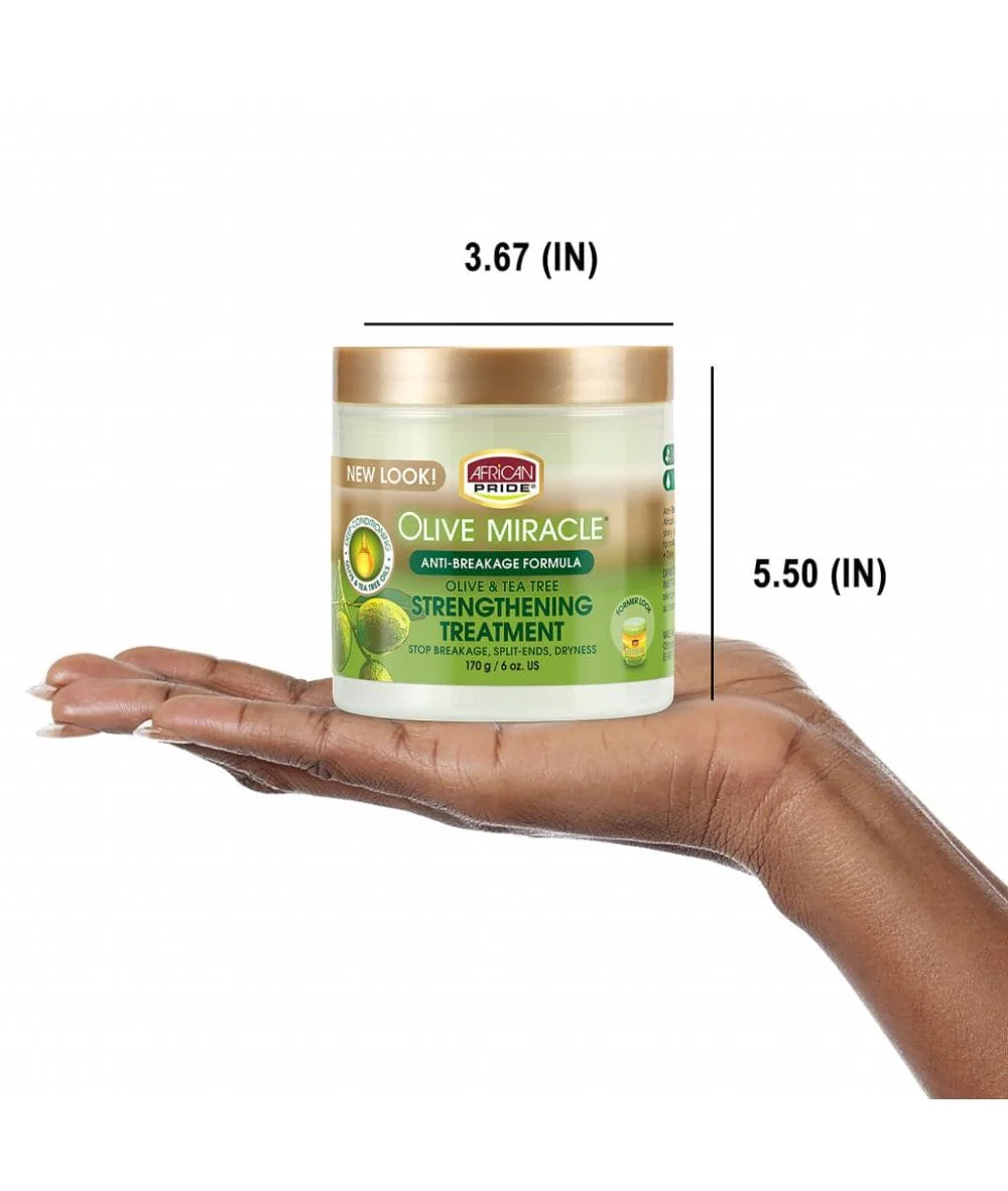 African Pride Olive Miracle Strengthening Treatment 6oz - Image 6