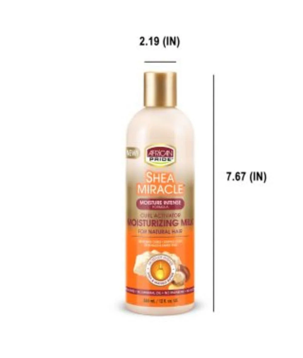 African Pride Shea Miracle Silky Hair Moisturizer 12 oz - Image 5