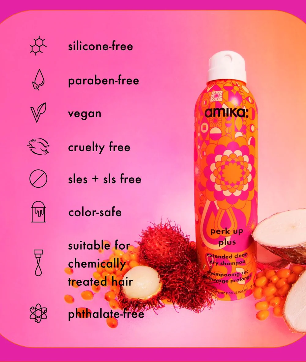 Amika Perk Up Plus Extended Clean Dry Shampoo 5.3oz - Image 2