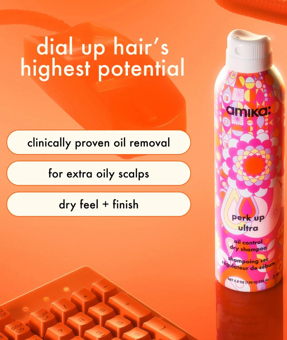 Amika Perk Up Ultra Oil Control Dry Shampoo 5.3oz - Image 5