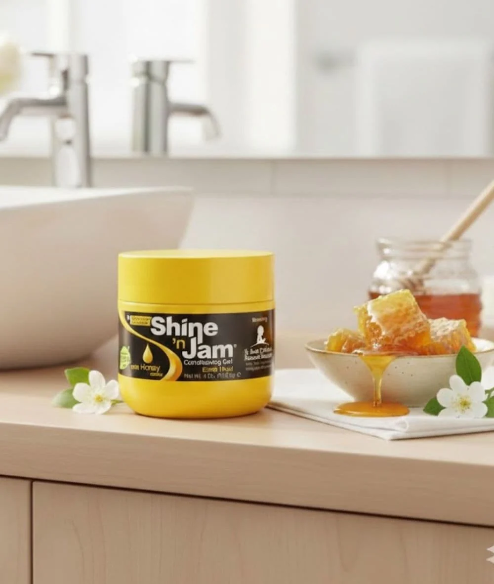 Ampro Shine N Jam Conditioning Gel With Honey [Extra Hold] - Image 4