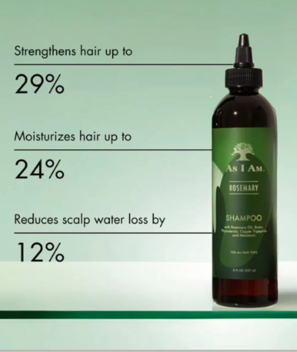 As I Am Rosemary Shampoo 8oz - Image 4