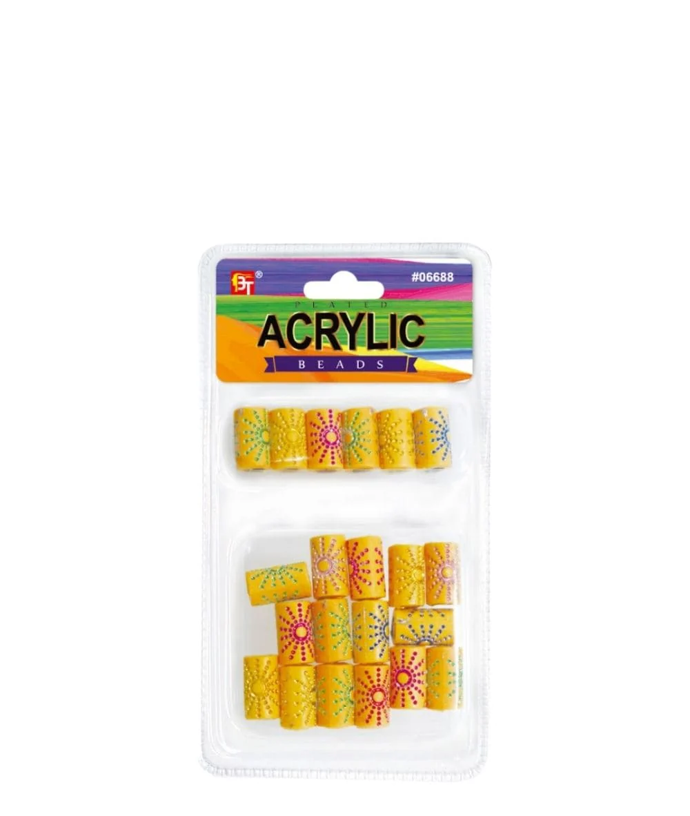 Beauty Town Plated Acrylic Beads Value Pack - Image 6