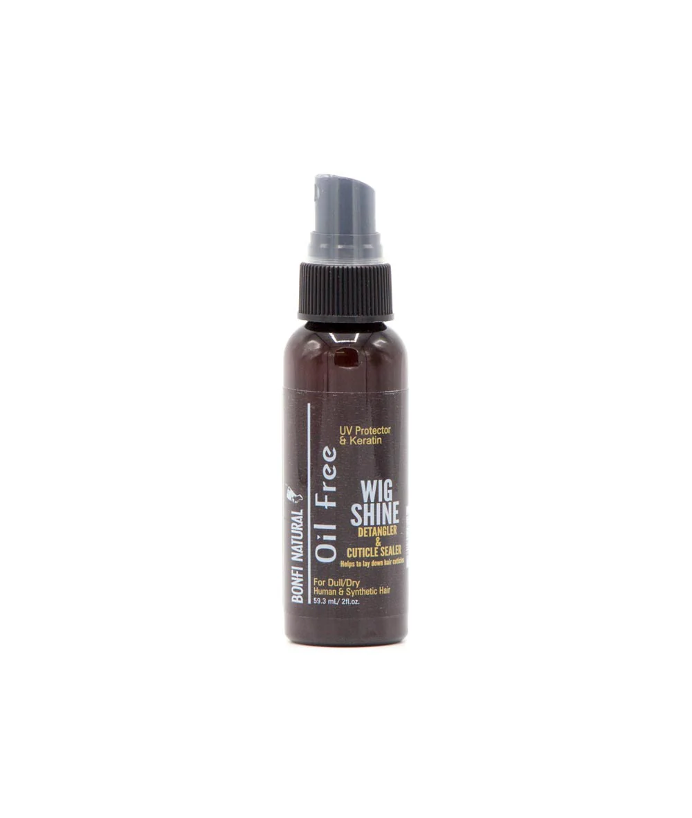 Bonfi Natural Oil Free Wig Shine Detangler&Cuticle Sealer[Keratin] 2Oz - Image 3
