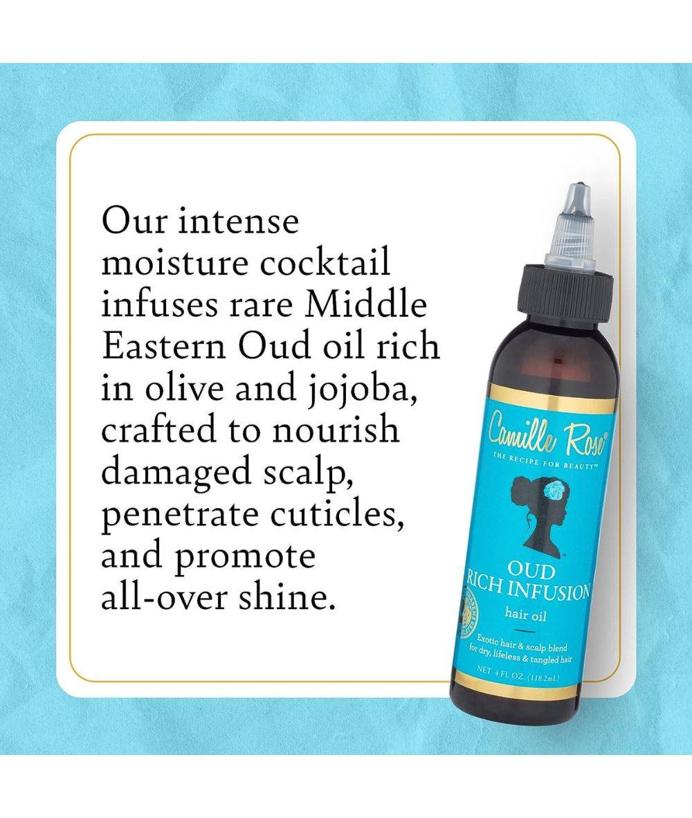 Camille Rose Oud Rich Infusion Hair Oil 4Oz - Image 2