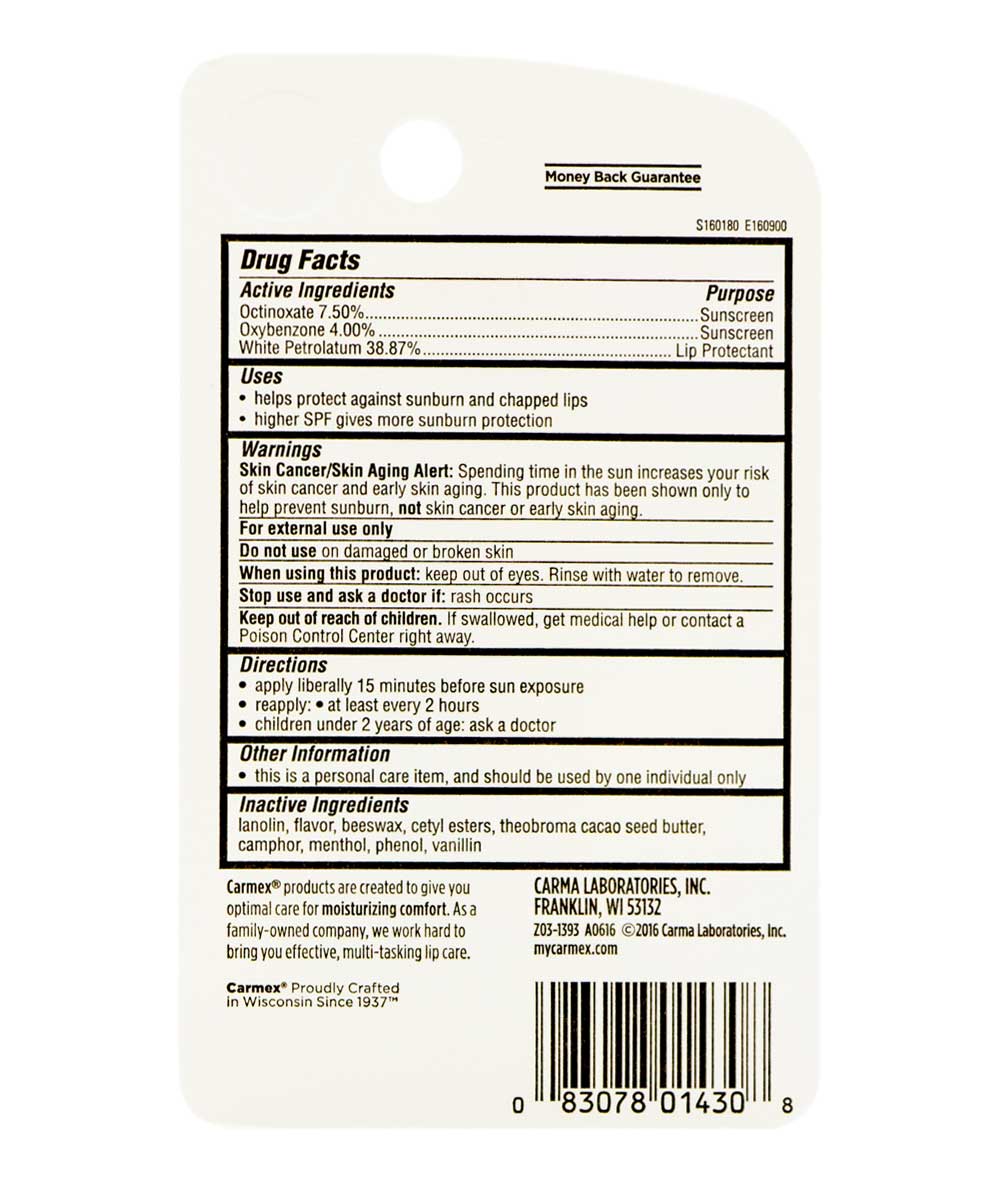 Carmex Daily Care Moisturizing Lip Balm with SPF 15 - Image 5