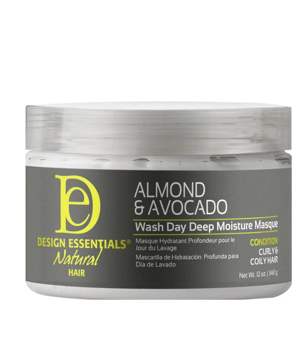 Design Essentials Almond & Avocado Wash Day Deep Moisture Masque 12oz - Image 2