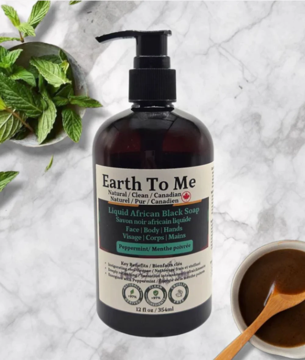 Earth To Me Liquid African Black Soap 12oz - Image 5