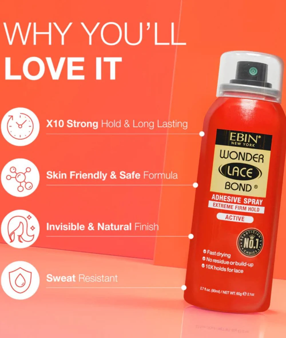 Ebin New York Wonder Lace Bond Adhesive Spray - Image 2