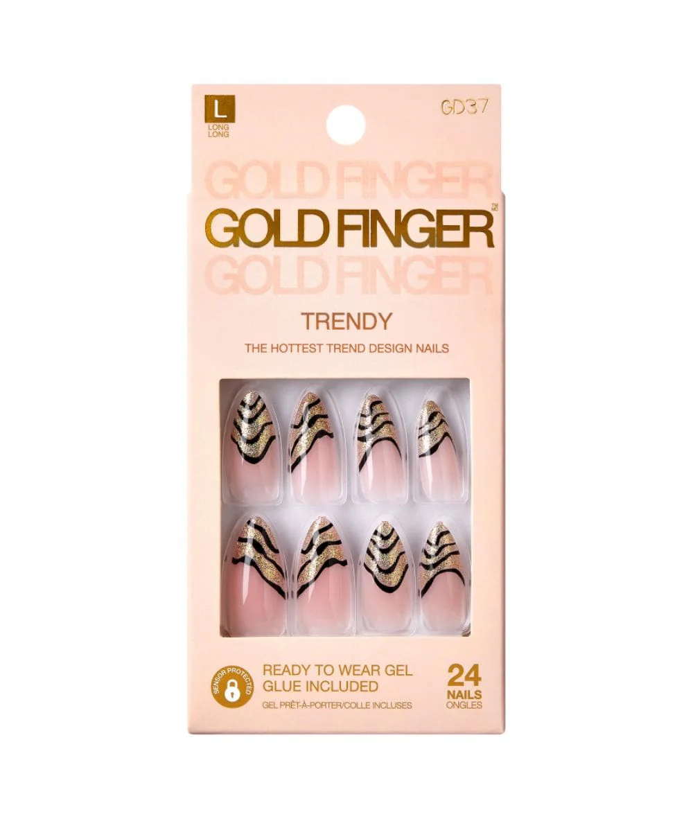 Gold Finger Trendy Nail #GD - Image 21