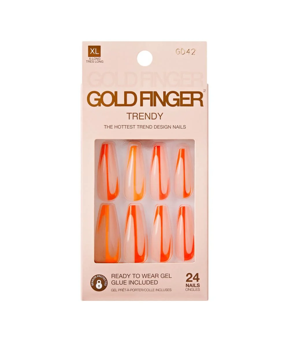 Gold Finger Trendy Nail #GD - Image 26