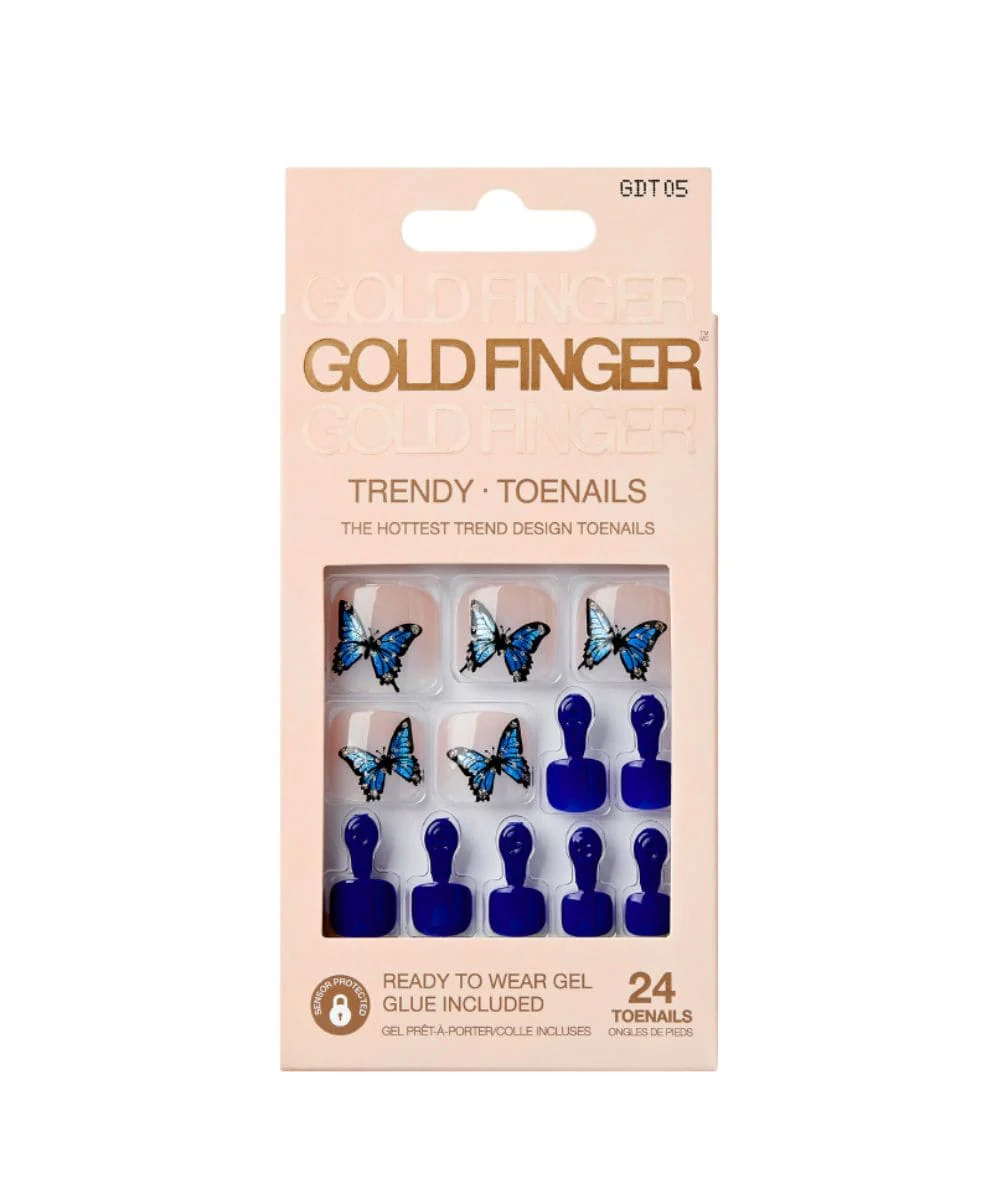 Gold Finger Trendy Toenails #Gdt - Image 5