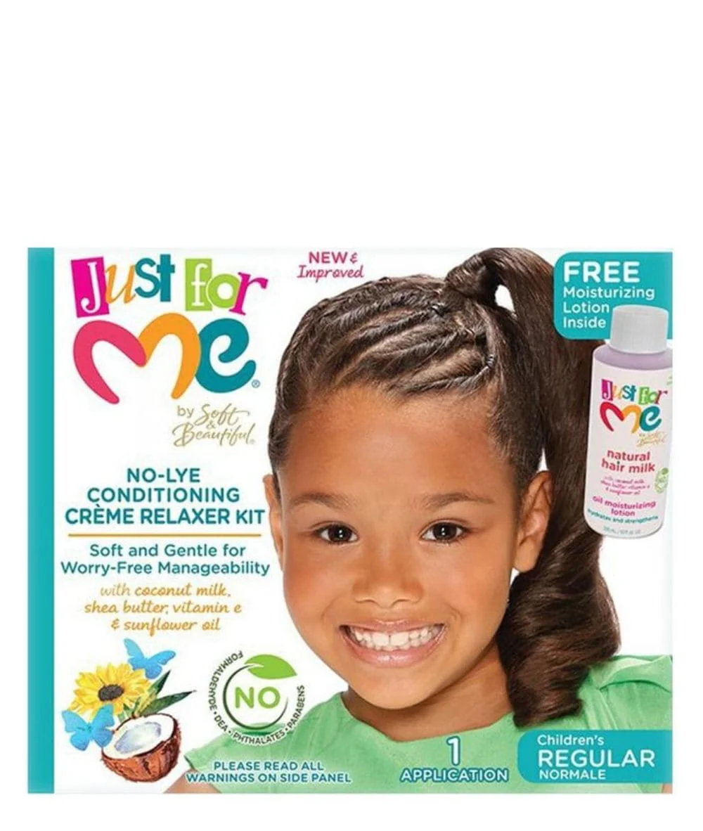 Just For Me No-Lye Conditioning Creme Relaxer Kit 1 Application - Image 3