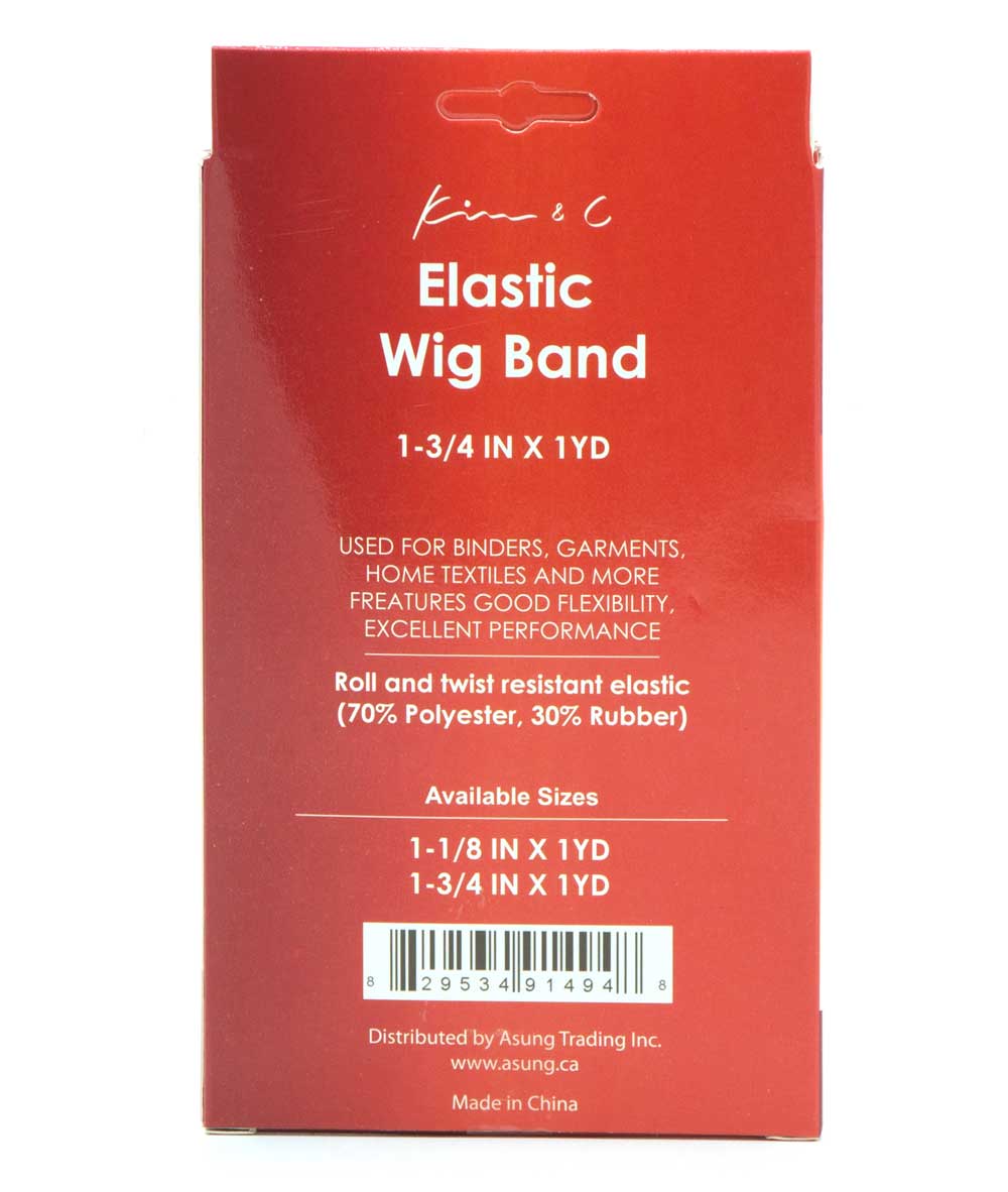 Kim & C Make Your Own Wig Elastic Wig Band [1-3/4" X 1Yd] #91494 - Image 2