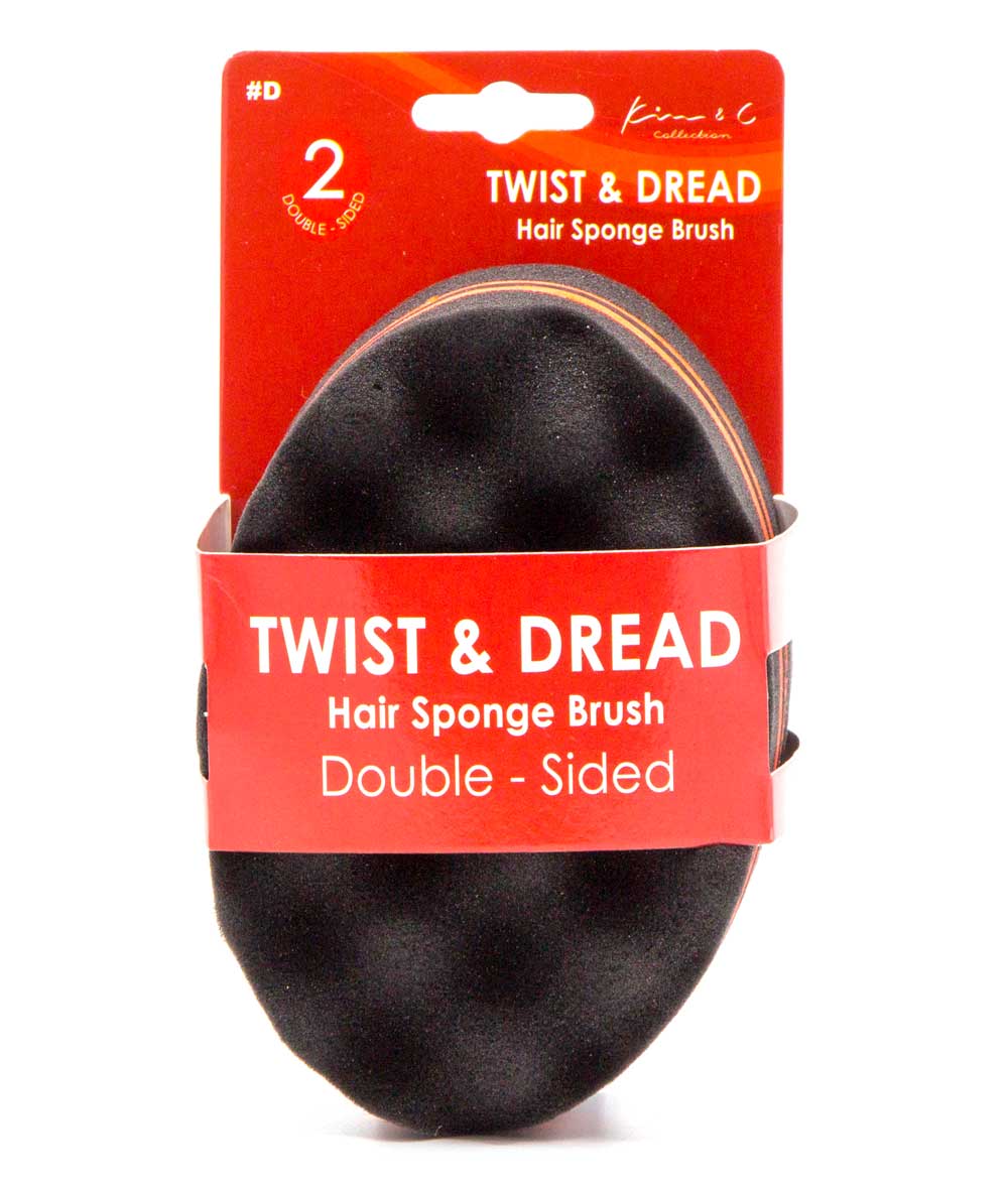 Kim & C Twist & Dread Hair Sponge Brush Double-Sided - Image 5
