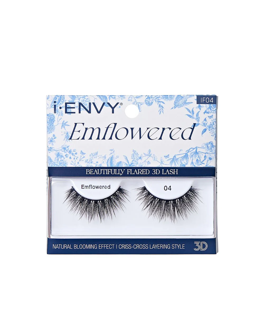 Kiss I-Envy Beautyfully Flared 3D Lash Emflowered - Image 3