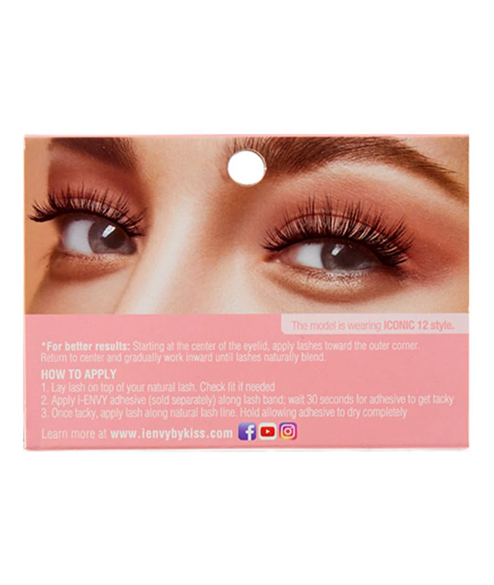 Kiss I-Envy Iconic Eyelashes #Kpei12 [Natural Icon12] - Image 2