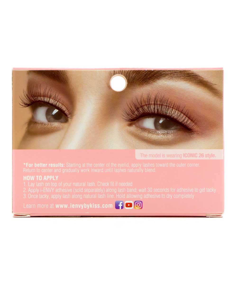 Kiss I-Envy Iconic Eyelashes #Kpei26 [Natural Icon 26] - Image 2