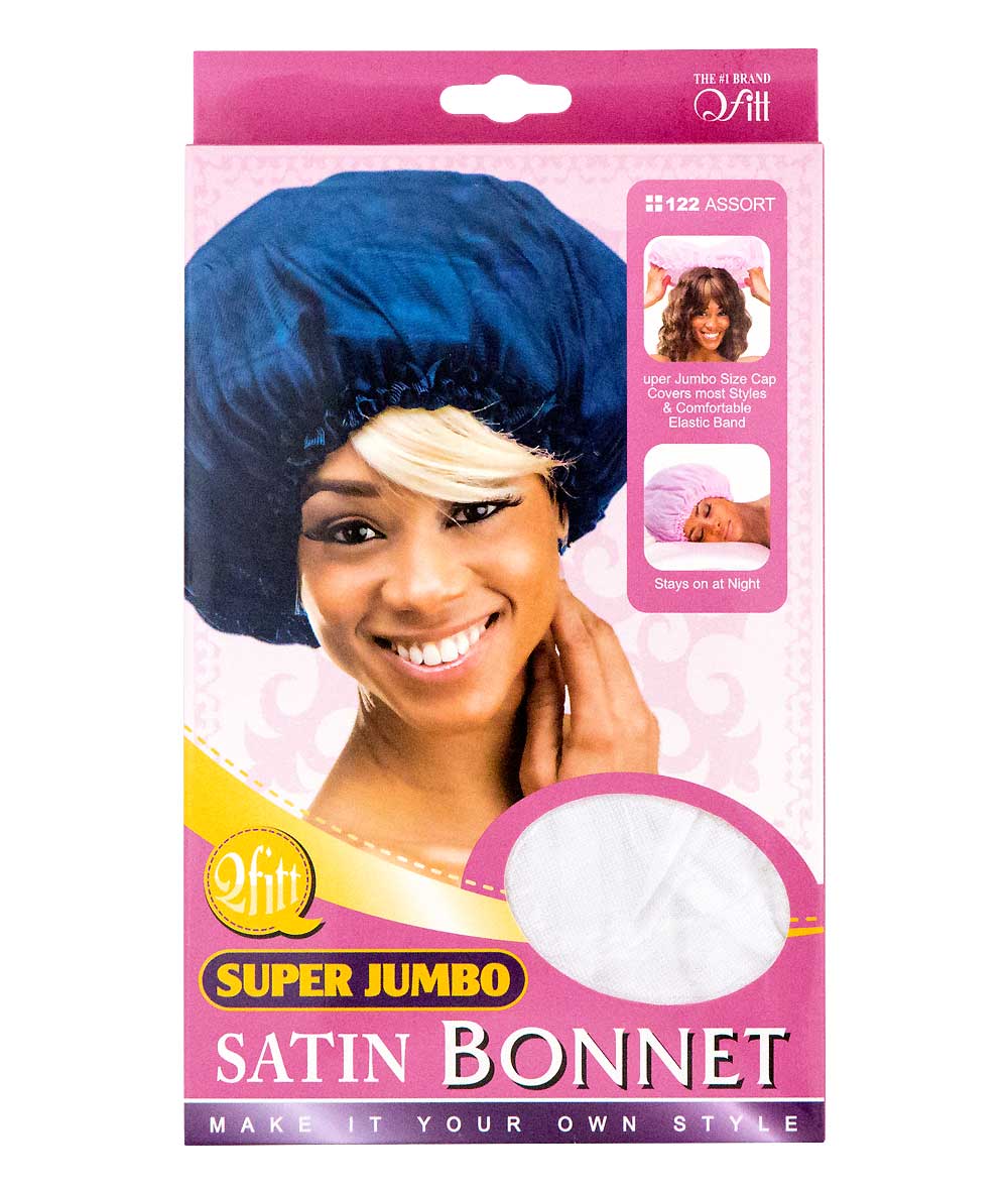 M&M Qfitt Super Jumbo Satin Bonnet Assorted - Image 2