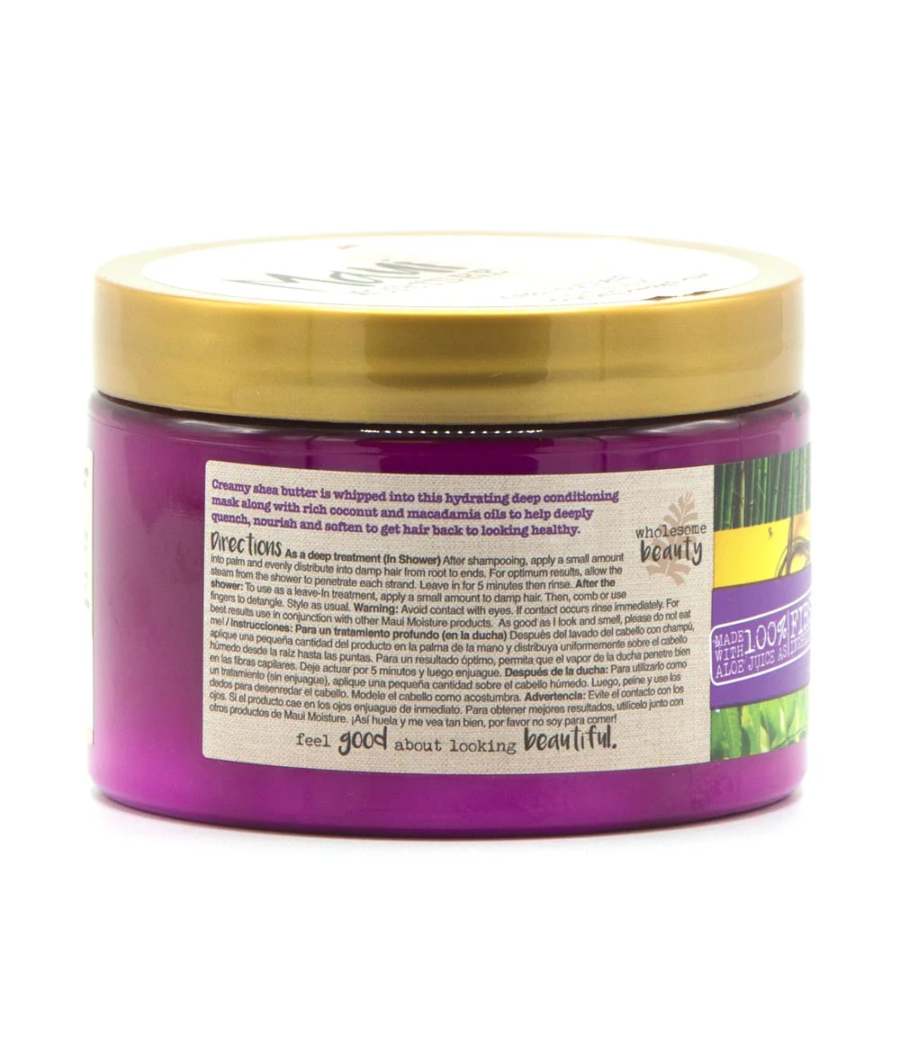 Maui Moisture Heal&Hydrate Shea Butter Hair Mask 12Oz - Image 3