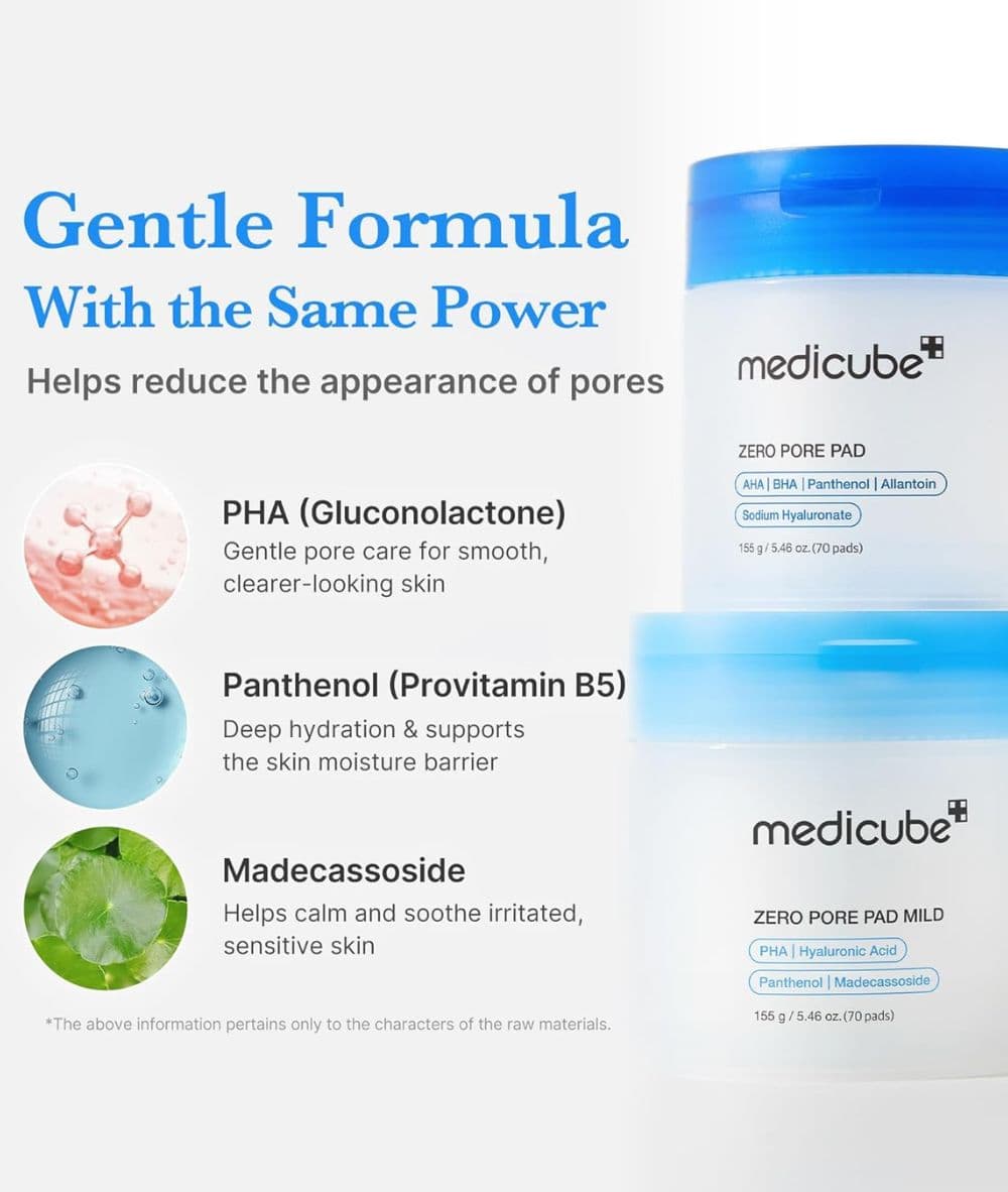 Medicube 2024 Zero Pore Pad Mild 155g/70pcs - Image 3
