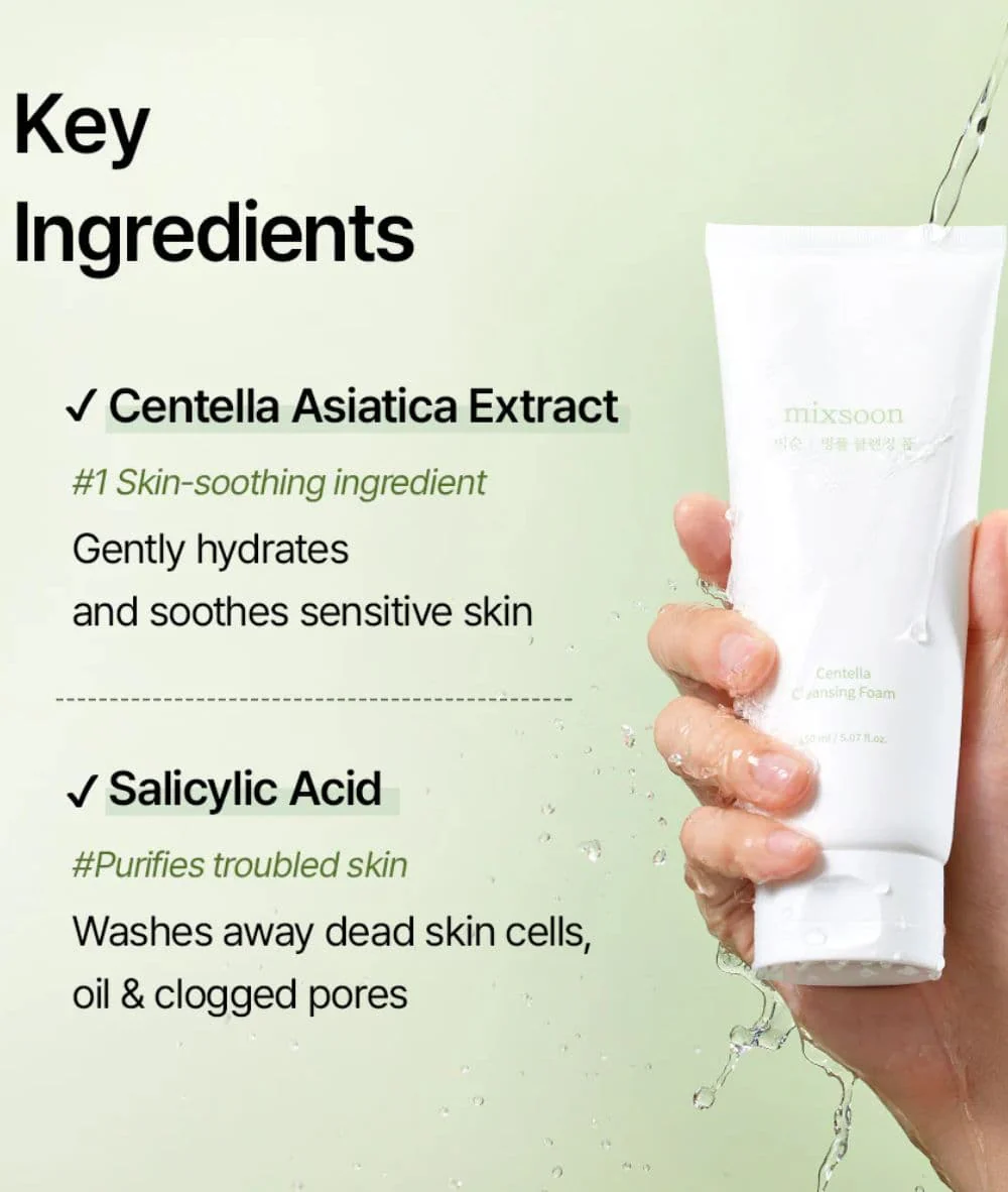 Mixsoon Centella Cleansing Foam 150ml - Image 4