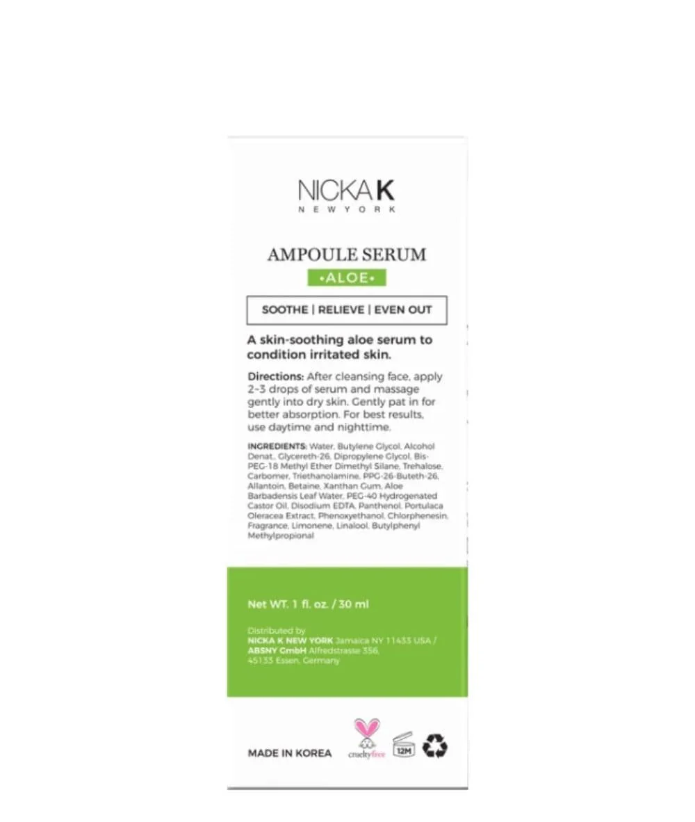 Nicka K Ampoule Serum #Ssam04 [Aloe] - Image 2