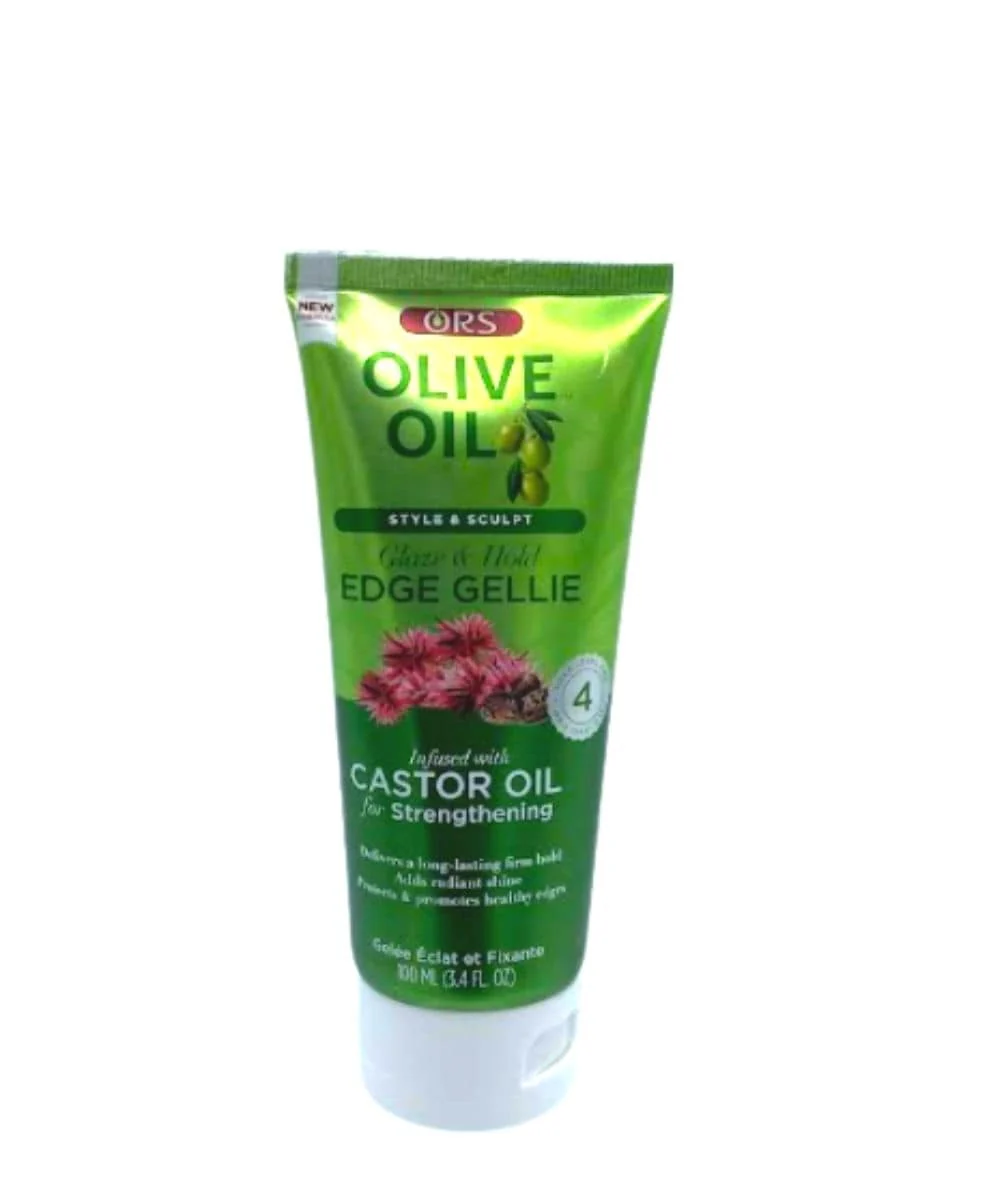 ORS Olive Oil Style & Scuplt Glaze and Hold Edge Gellie Infused with Castor Oil for Strengthening 3.5oz - Image 3