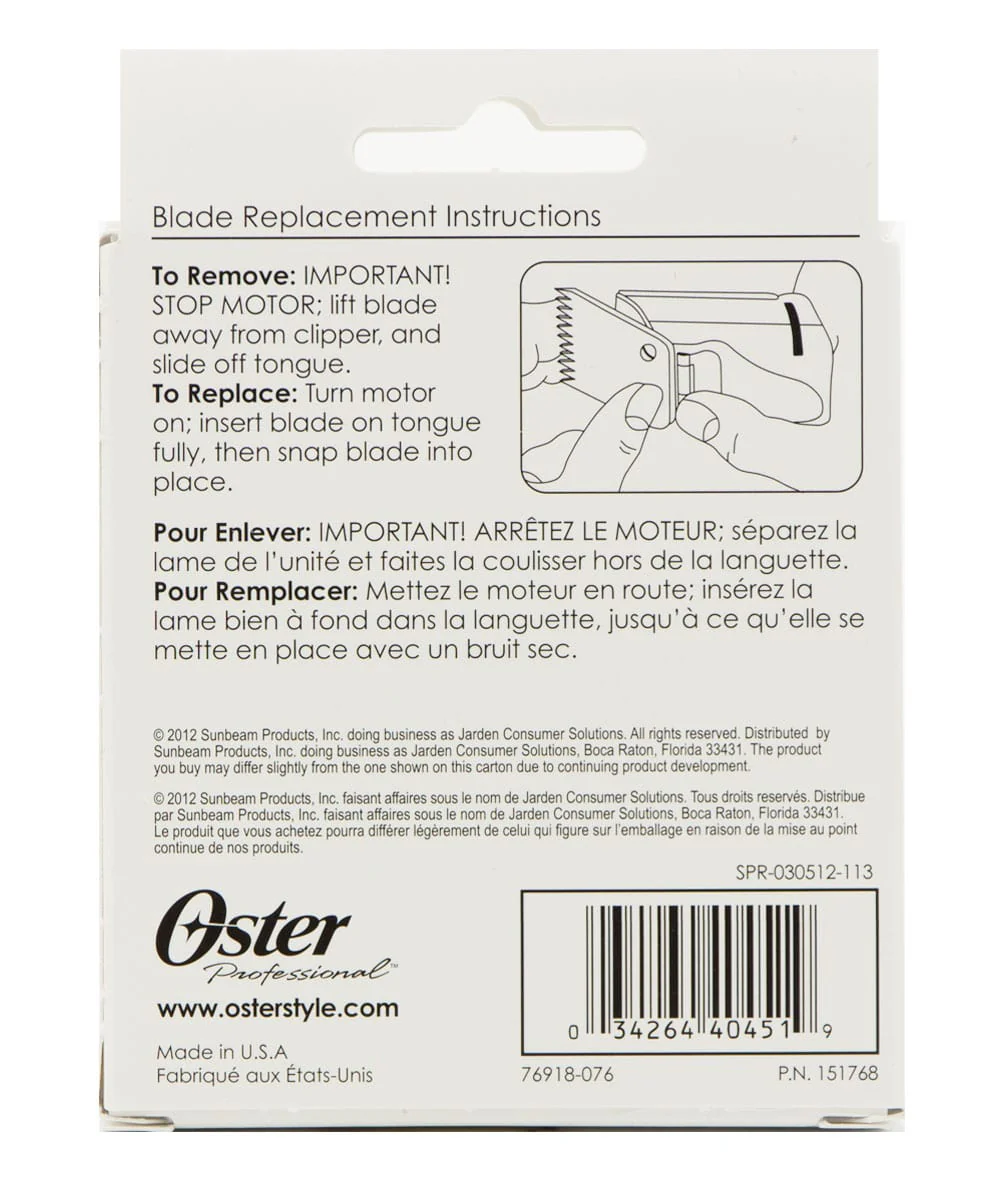 Oster Blade 1A [1/8In, 3.2mm] #76918-076 - Image 2