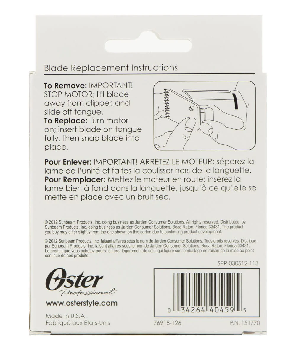 Oster Blade 2 [1/4In, 6.3mm] #76918-126 - Image 3