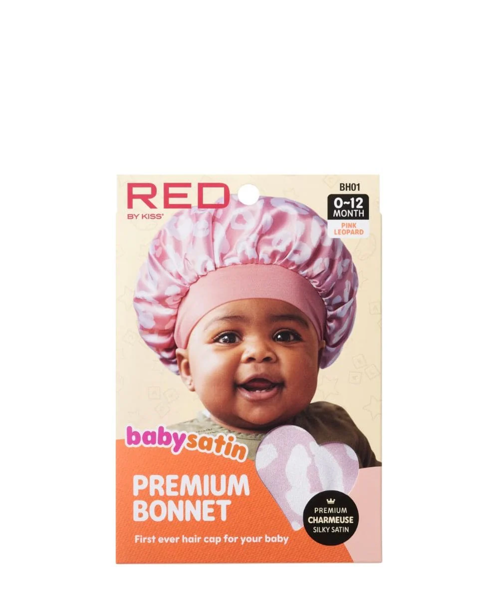 Red By Kiss Baby Satin Bonnet - Image 4