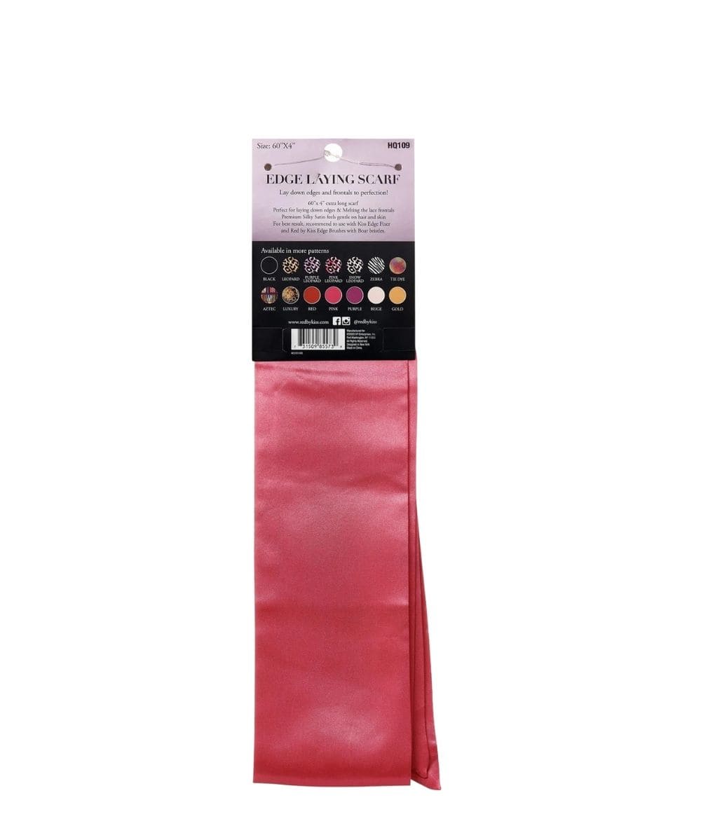 Red By Kiss Edge Laying Scarf [Pink] #Hq109 - Image 2