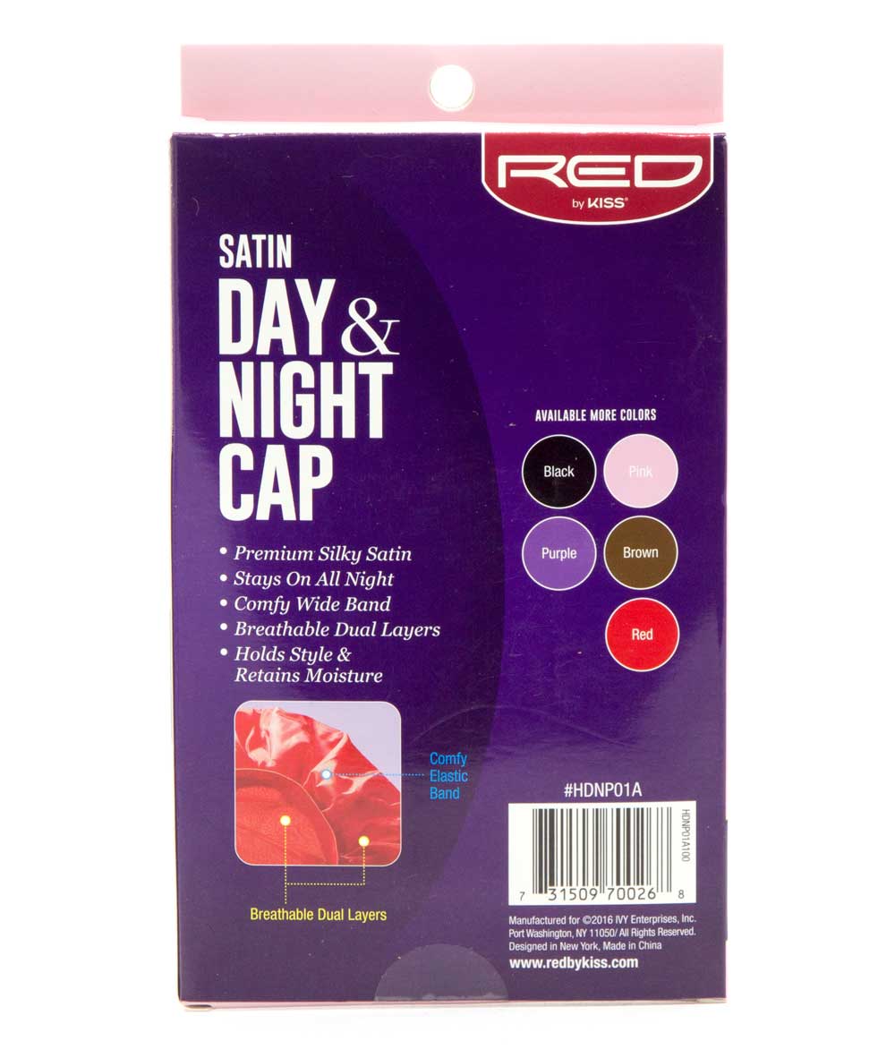 Red By Kiss Premium Satin Day & Night Cap [One Size] #Hdnp - Image 2