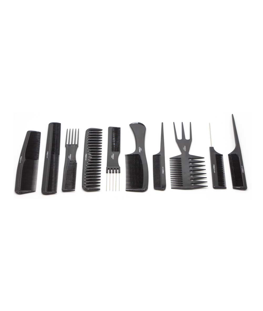 Red By Kiss Professional 10-PC Comb Set #HM60 [Black] - Image 3