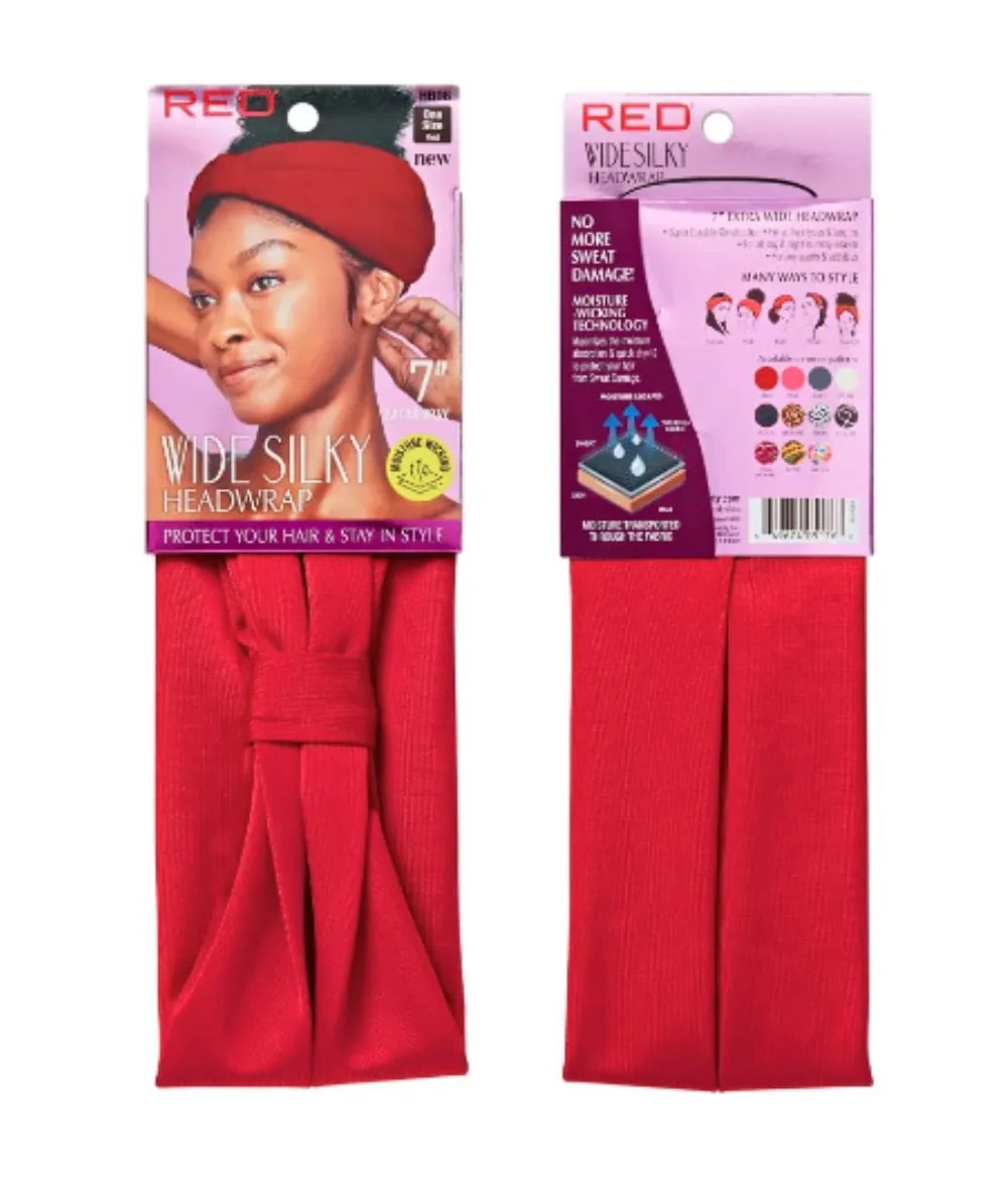 Red By Kiss Wide Silky Headwrap