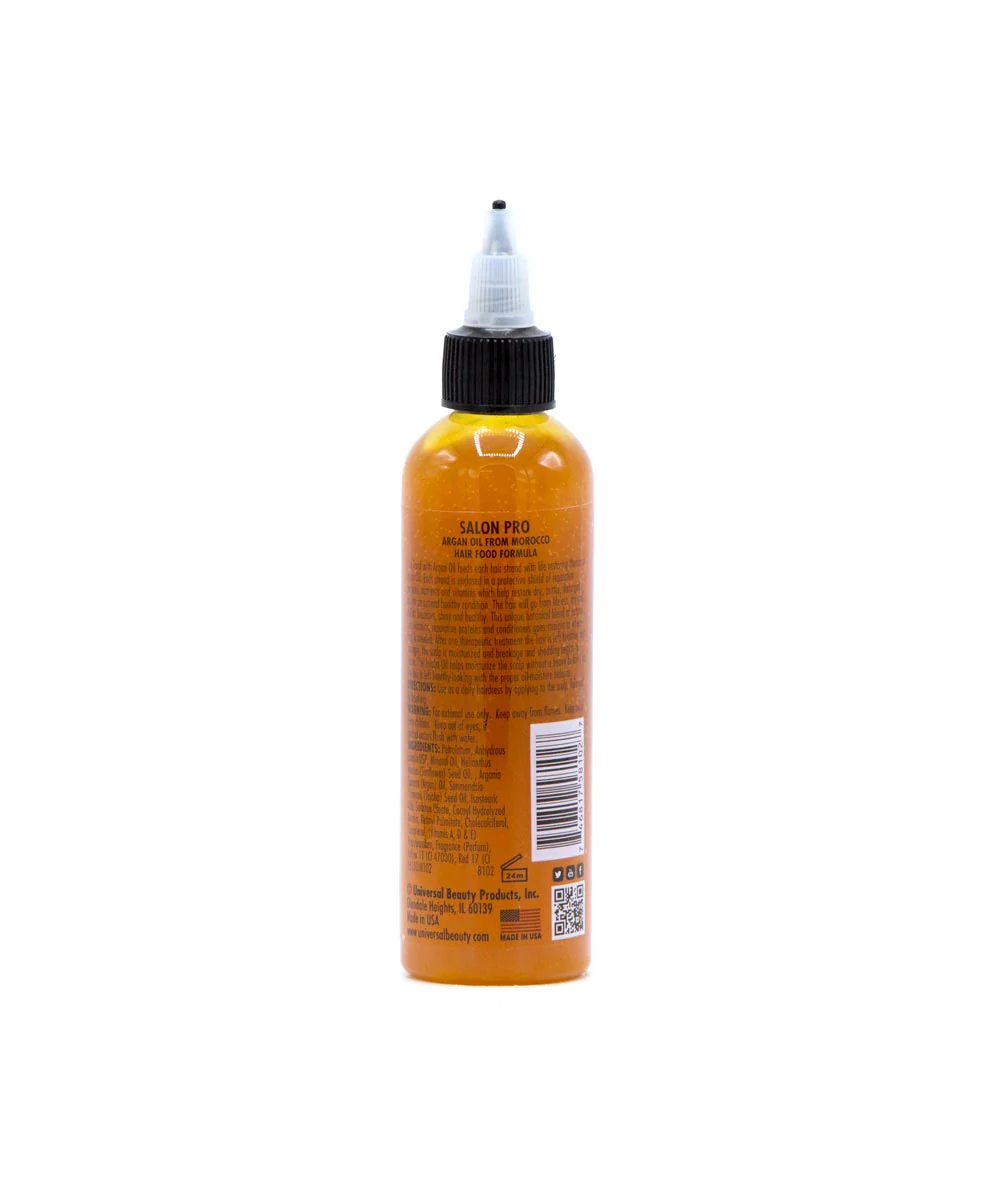 Salon Pro Hair Food Hair & Scalp Nourishment Argan Oil 4Oz - Image 2