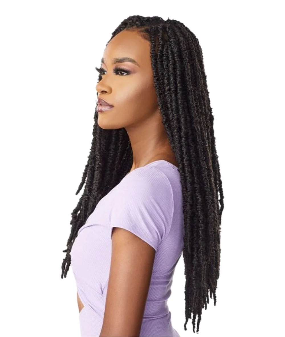 Sensationnel Lulutress Crochet Braid - 2X Skinny Butterfly Locs 18" - Image 3